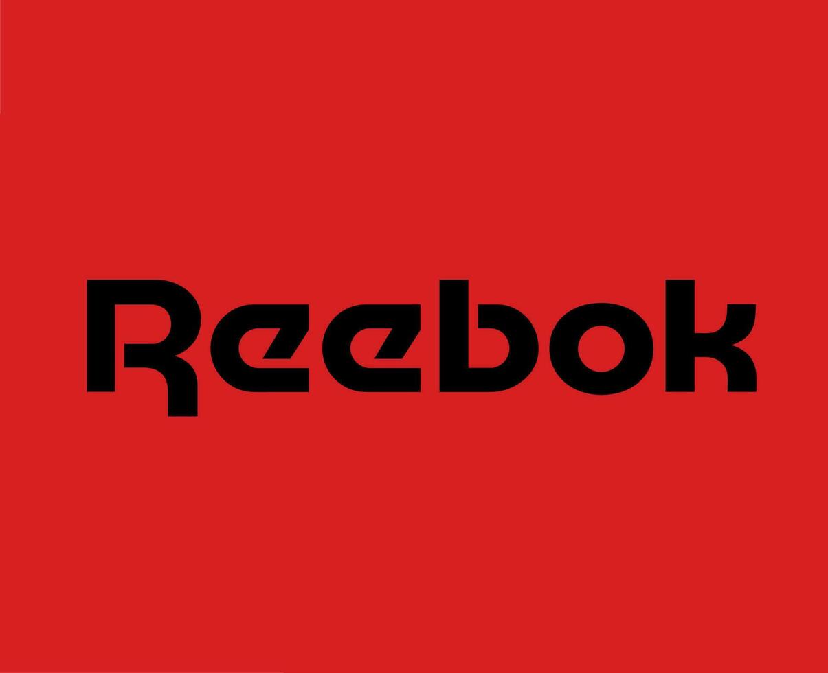 reebok Marke Logo Symbol Name grau Kleider Design Symbol abstrakt Vektor Illustration