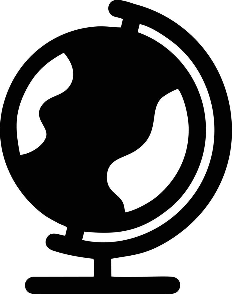 Globus Planet Erde Symbol Symbol Vektor Bild