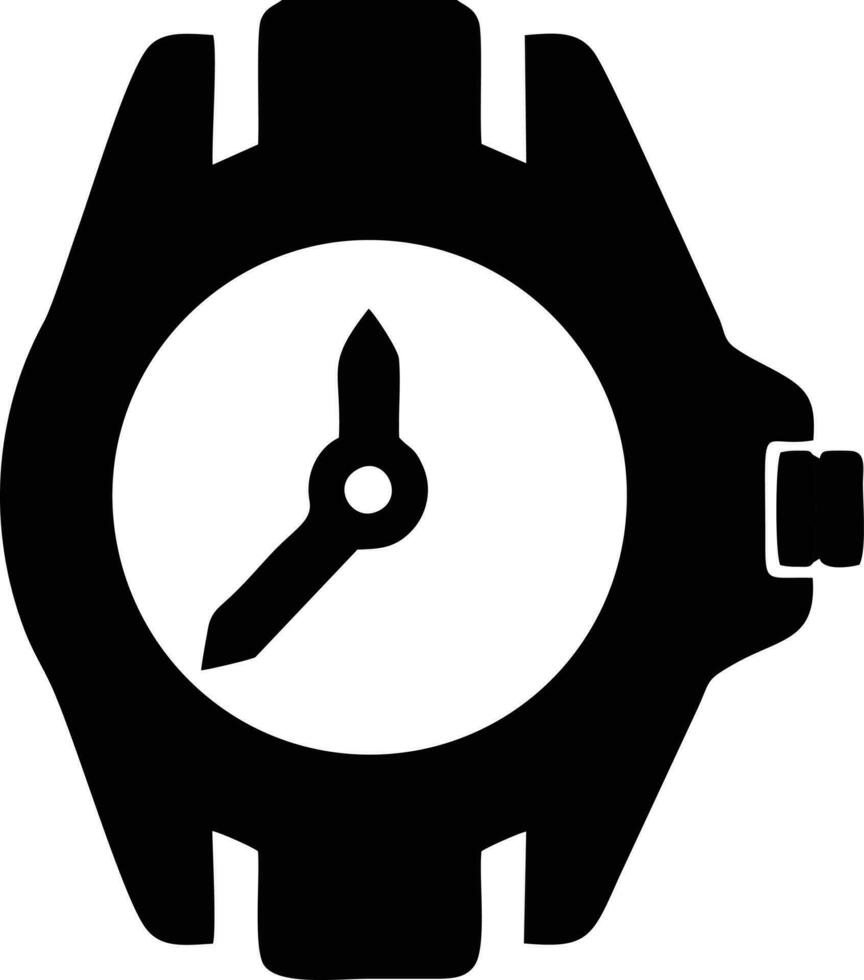 Uhr Symbol Symbol Design Bild. Illustration von das Alarm Uhr Zeit isoliert Vektor Bild. eps 10