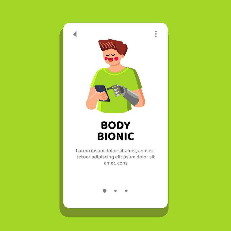 Körper bionisch Vektor