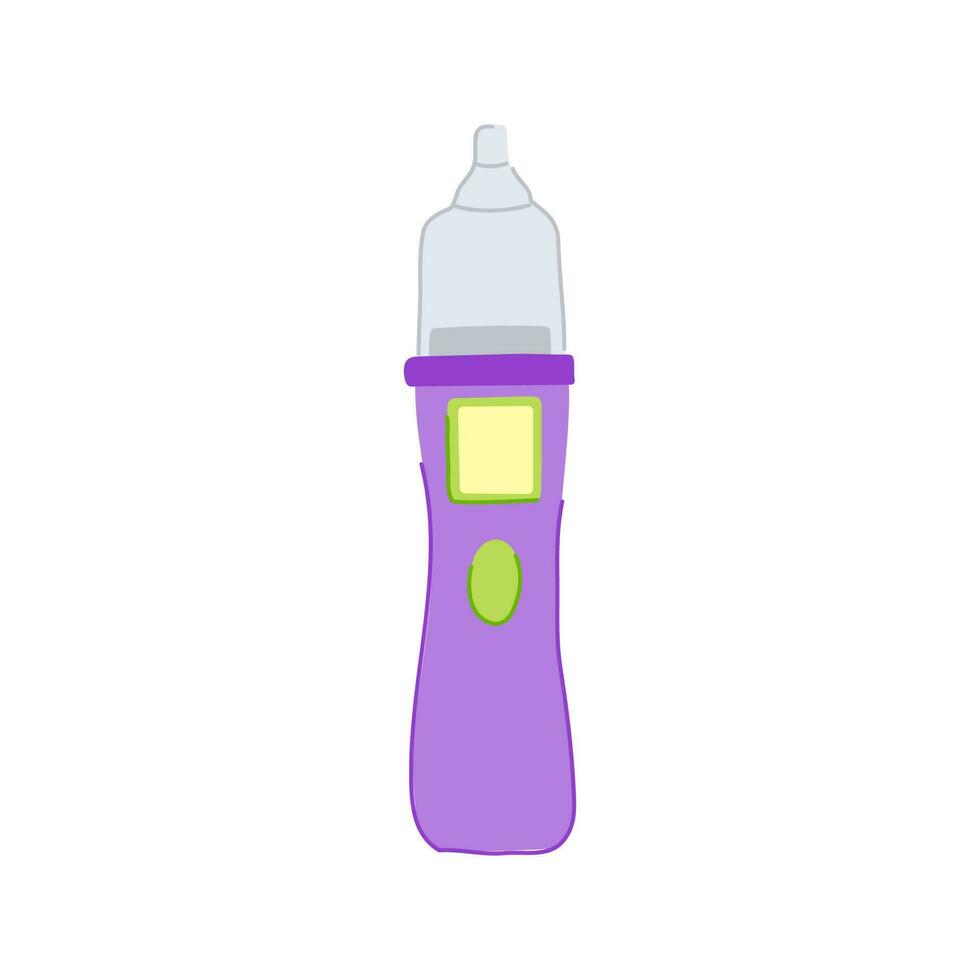 hälsa nasal aspirator tecknad serie vektor illustration