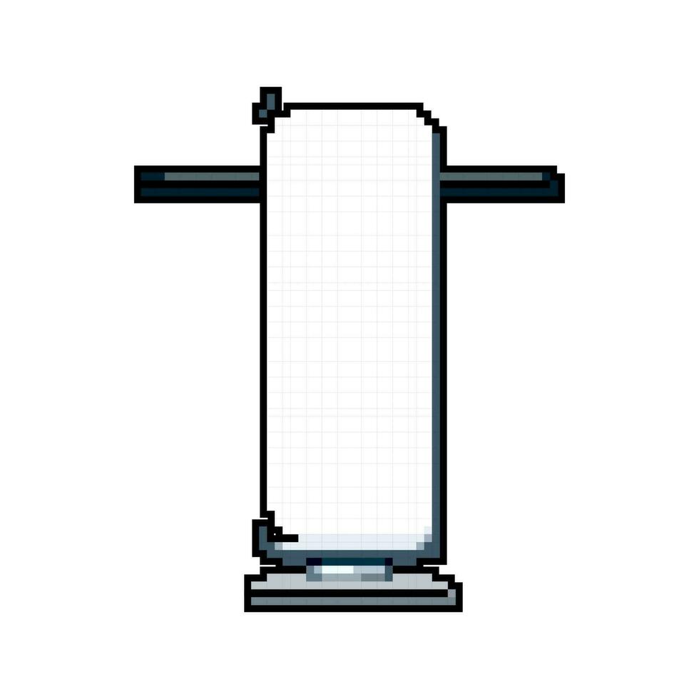 Bildschirm Fernseher Antenne Spiel Pixel Kunst Vektor Illustration