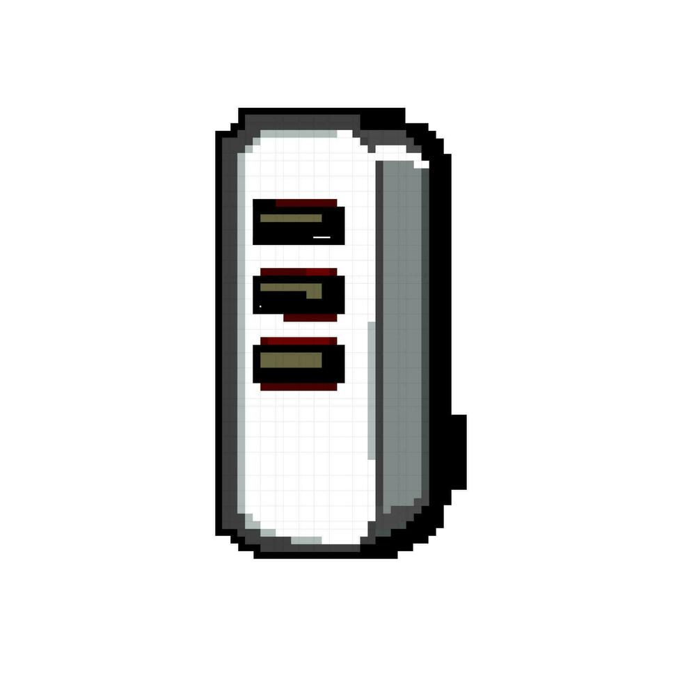 digital uSB nav spel pixel konst vektor illustration