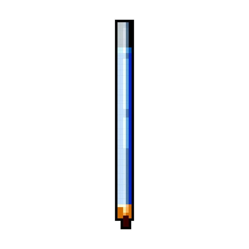 Ausrüstung Bleistift Spiel Pixel Kunst Vektor Illustration
