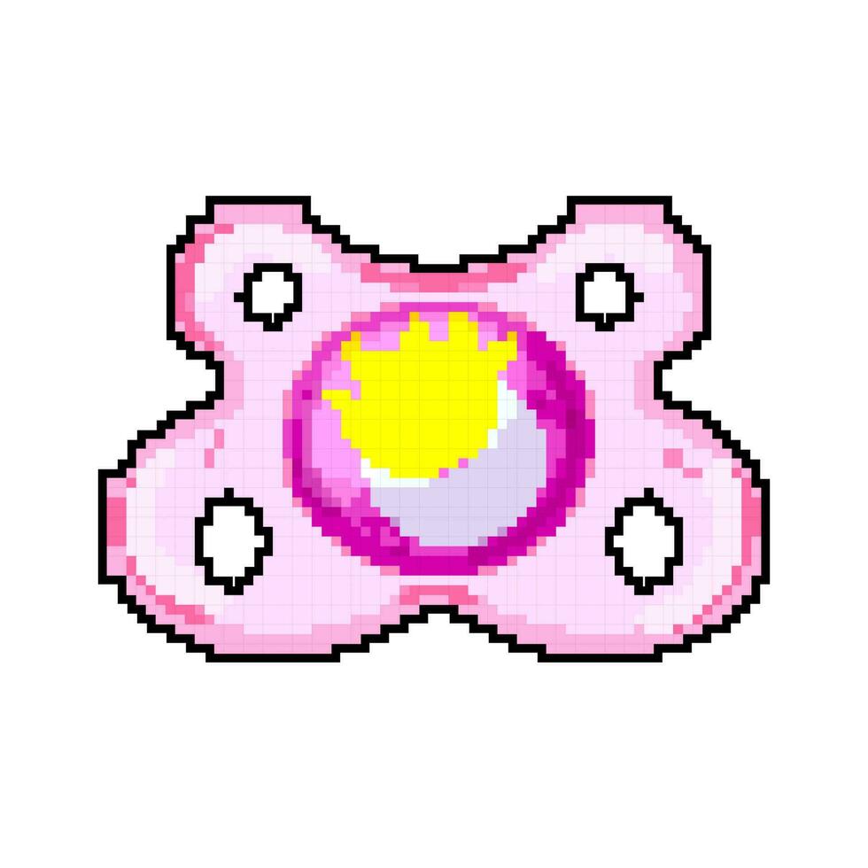 rosa napp bebis Färg ikon vektor illustration