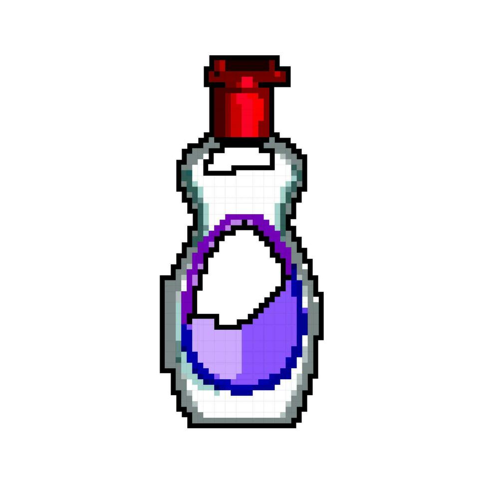 Spa Lotion Spiel Pixel Kunst Vektor Illustration