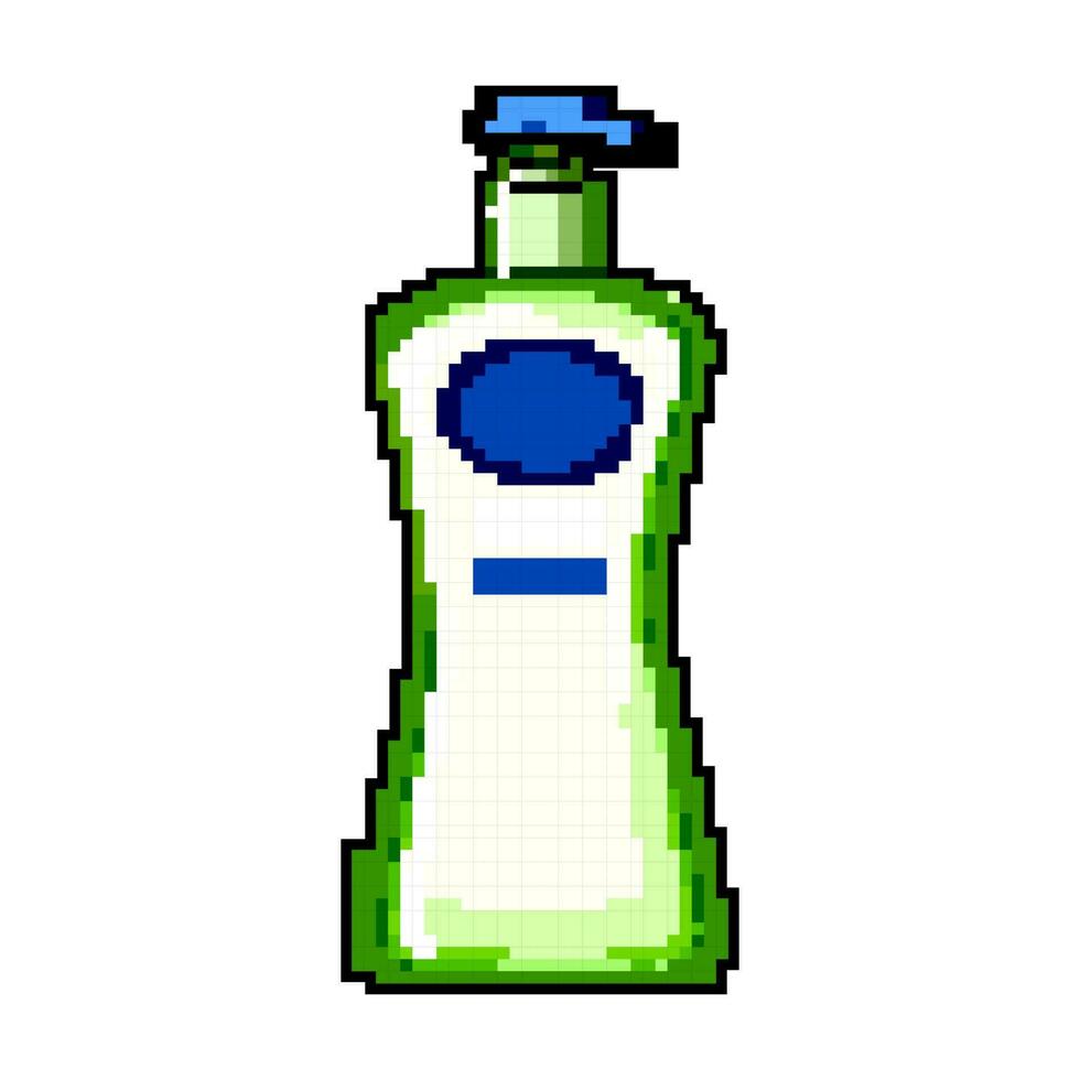grädde lotion spel pixel konst vektor illustration
