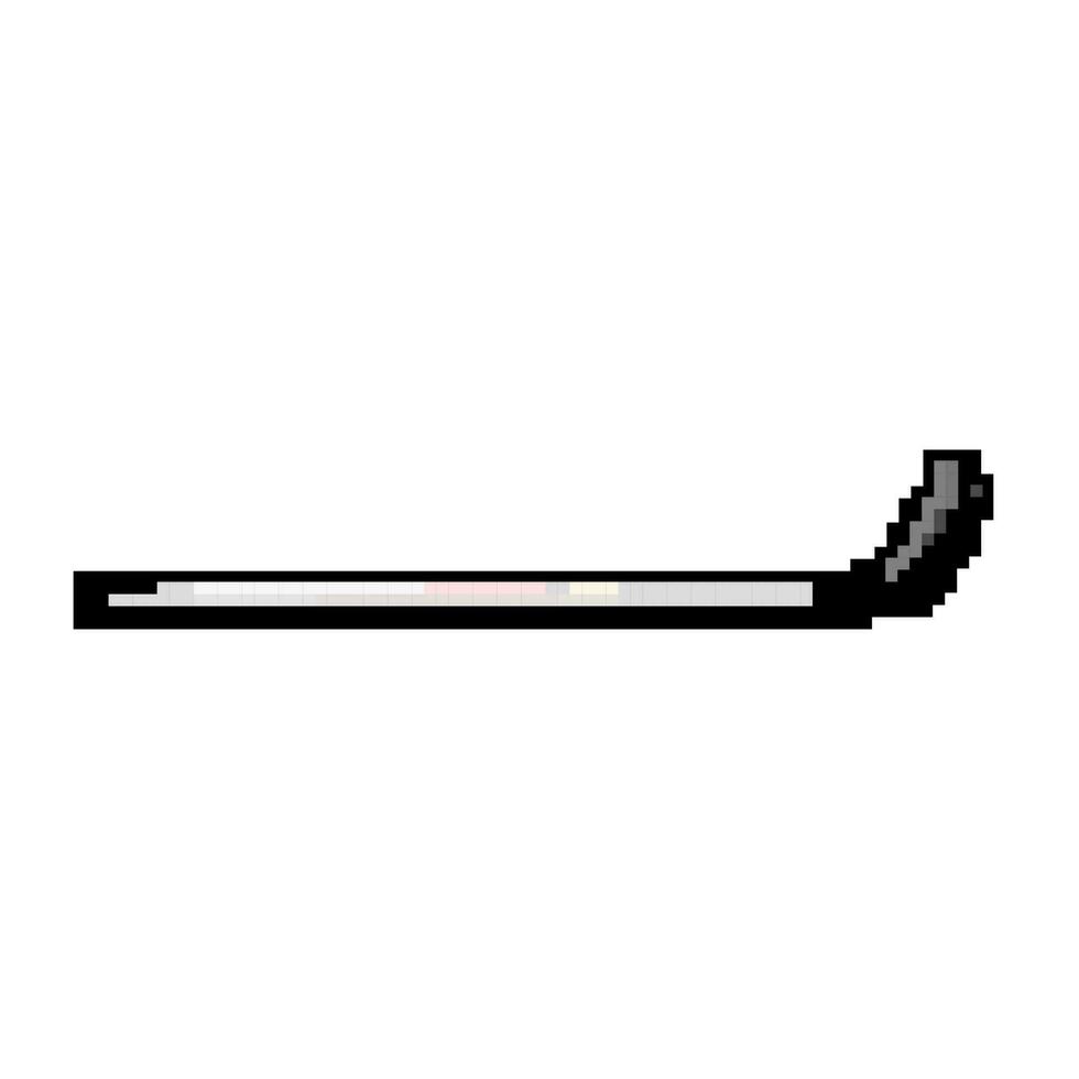 Puck Eishockey Stock Spiel Pixel Kunst Vektor Illustration