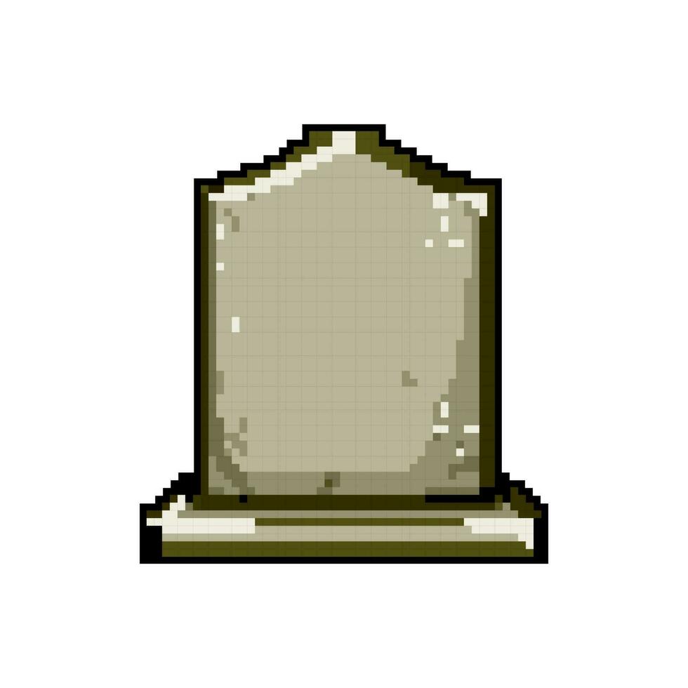 gravsten gravsten spel pixel konst vektor illustration