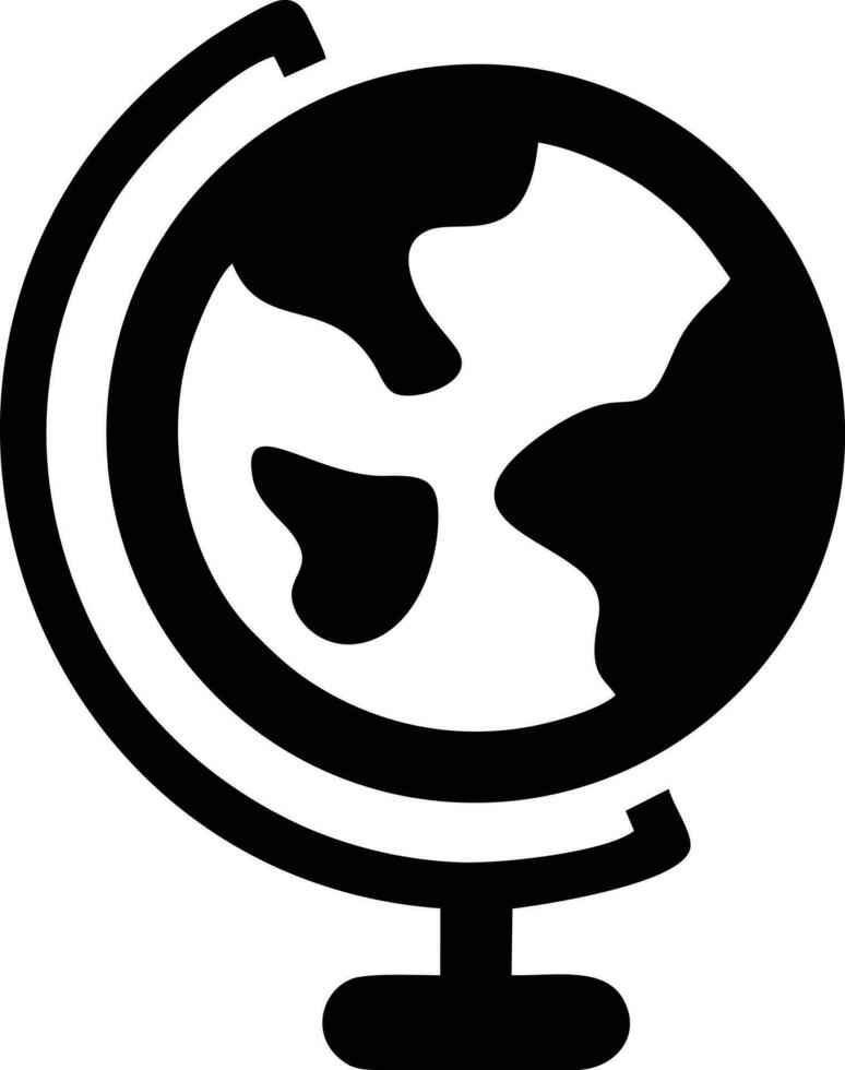 Globus Planet Erde Symbol Symbol Vektor Bild