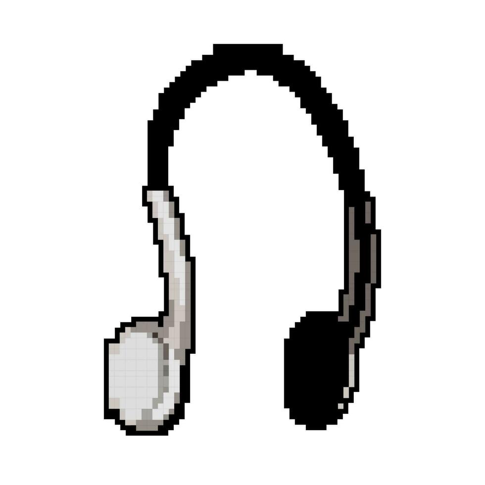 audio hörlurar Färg ikon vektor illustration
