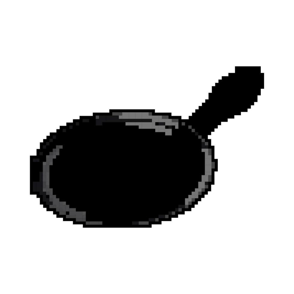 matlagning fräsning panorera kök spel pixel konst vektor illustration