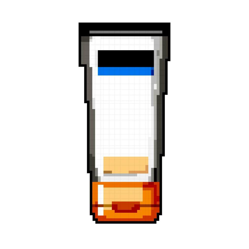 Produkt Reinigung Sahne Spiel Pixel Kunst Vektor Illustration