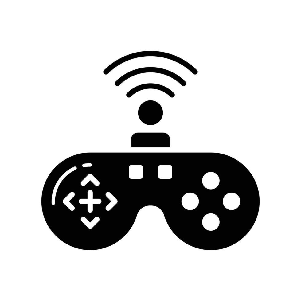 kolla upp detta trådlös gamepad vektor design i modern stil, premie ikon