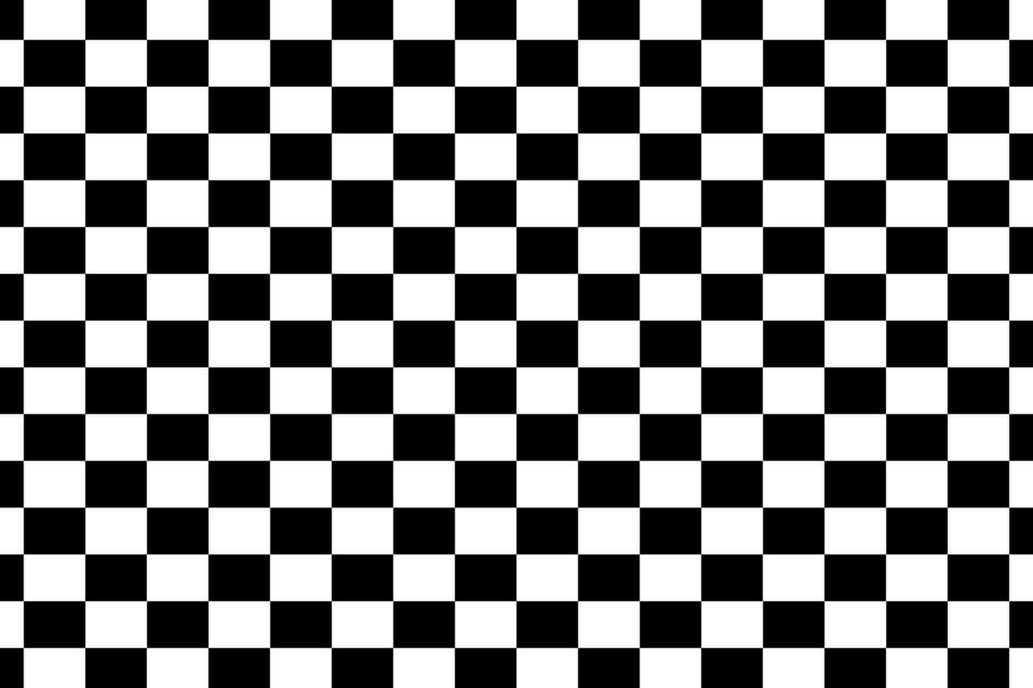 schwarz und Weiß Schach Tafel Muster. kariert Hintergrund Vektor Illustration.