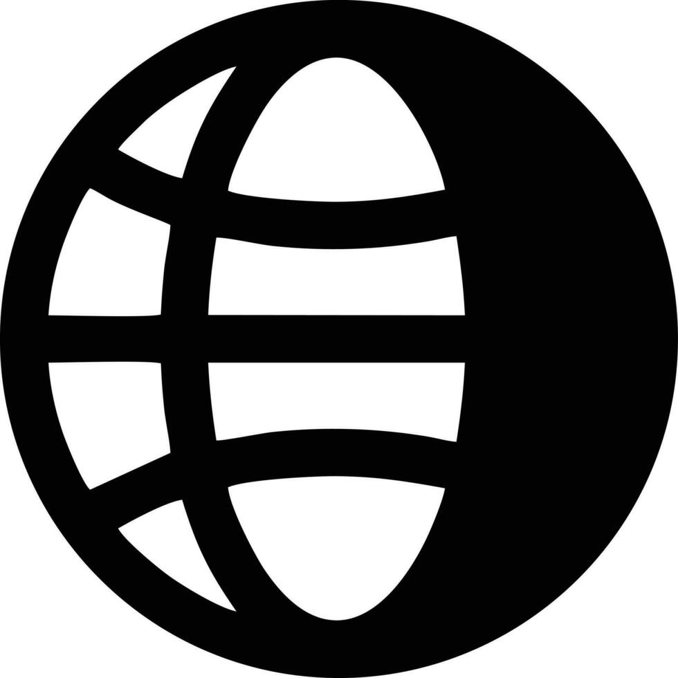 Globus Planet Erde Symbol Symbol Vektor Bild