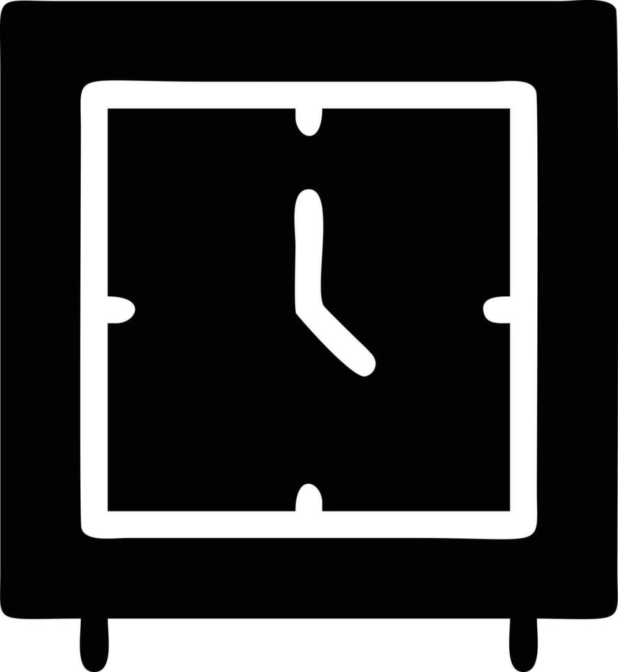 Uhr Symbol Symbol Design Bild. Illustration von das Alarm Uhr Zeit isoliert Vektor Bild. eps 10