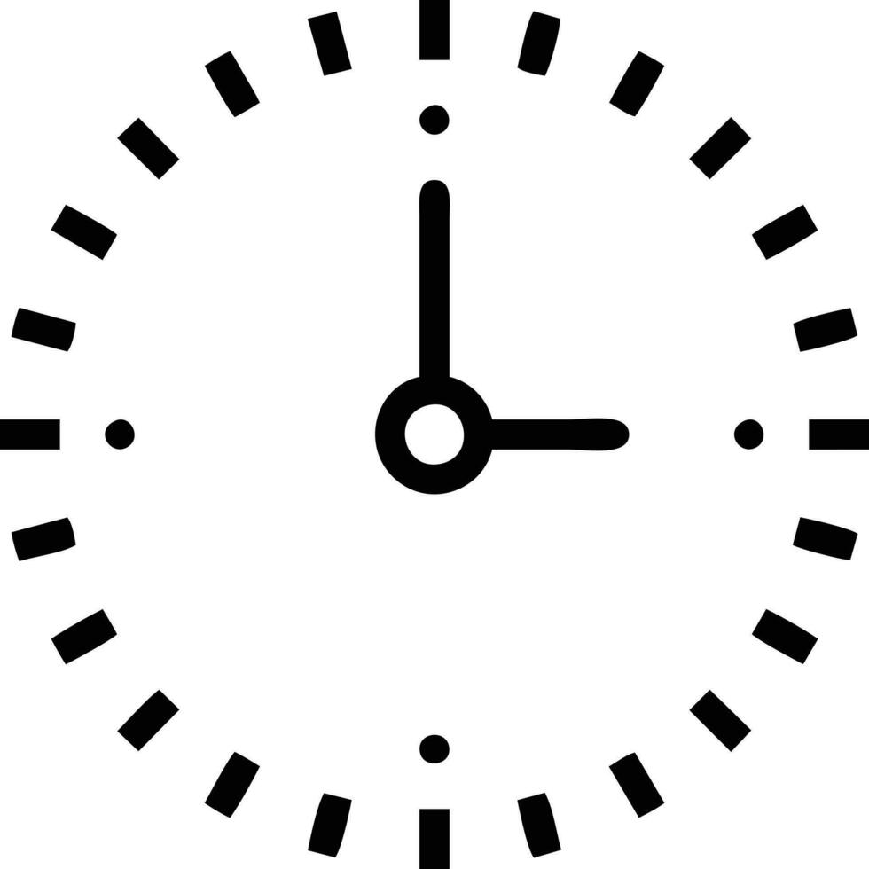 Uhr Symbol Symbol Design Bild. Illustration von das Alarm Uhr Zeit isoliert Vektor Bild. eps 10