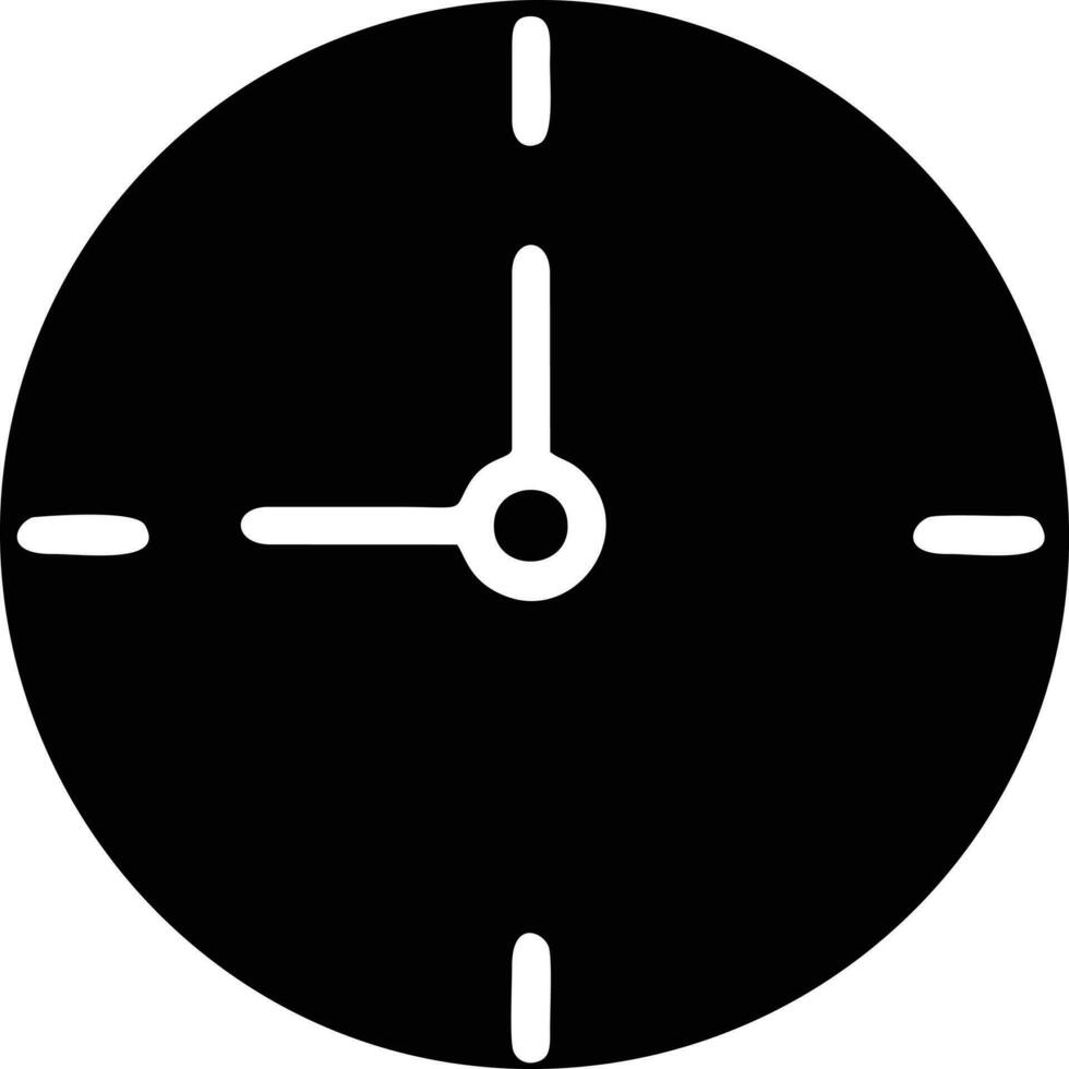 Uhr Symbol Symbol Design Bild. Illustration von das Alarm Uhr Zeit isoliert Vektor Bild. eps 10