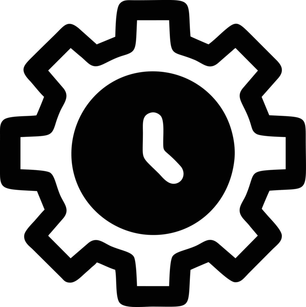 Uhr Symbol Symbol Design Bild. Illustration von das Alarm Uhr Zeit isoliert Vektor Bild. eps 10