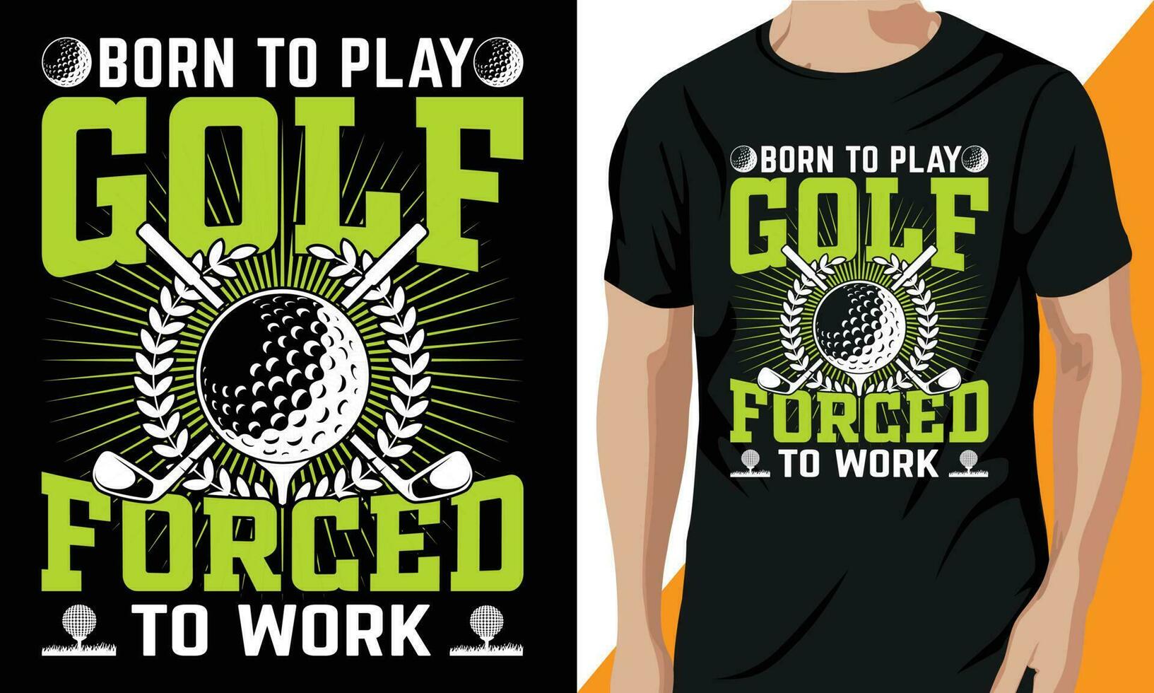 golf t-shirt design vektor. bäst golf t-shirt design vektor