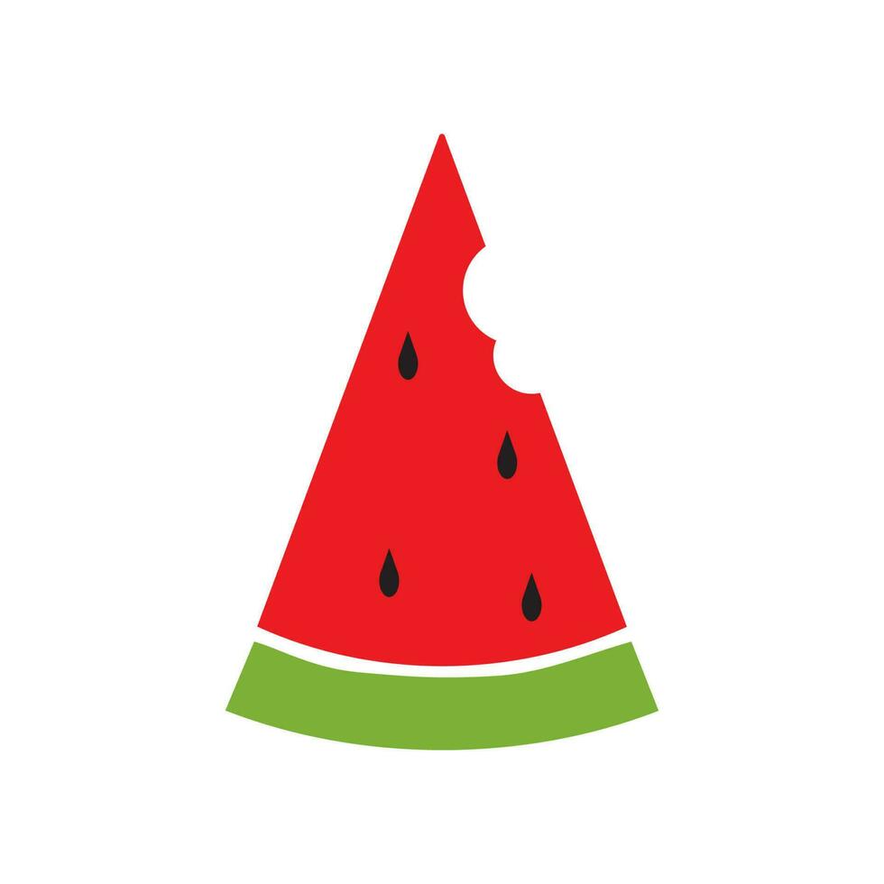 vattenmelon frukt ikon vektor