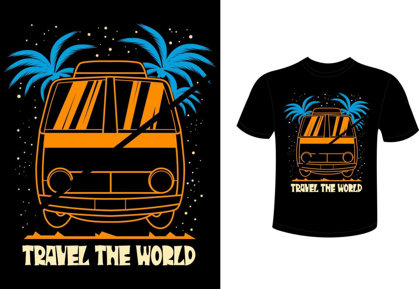 Tour-Reise-T-Shirt-Design, Abenteuer-Reise-T-Shirt-Design vektor