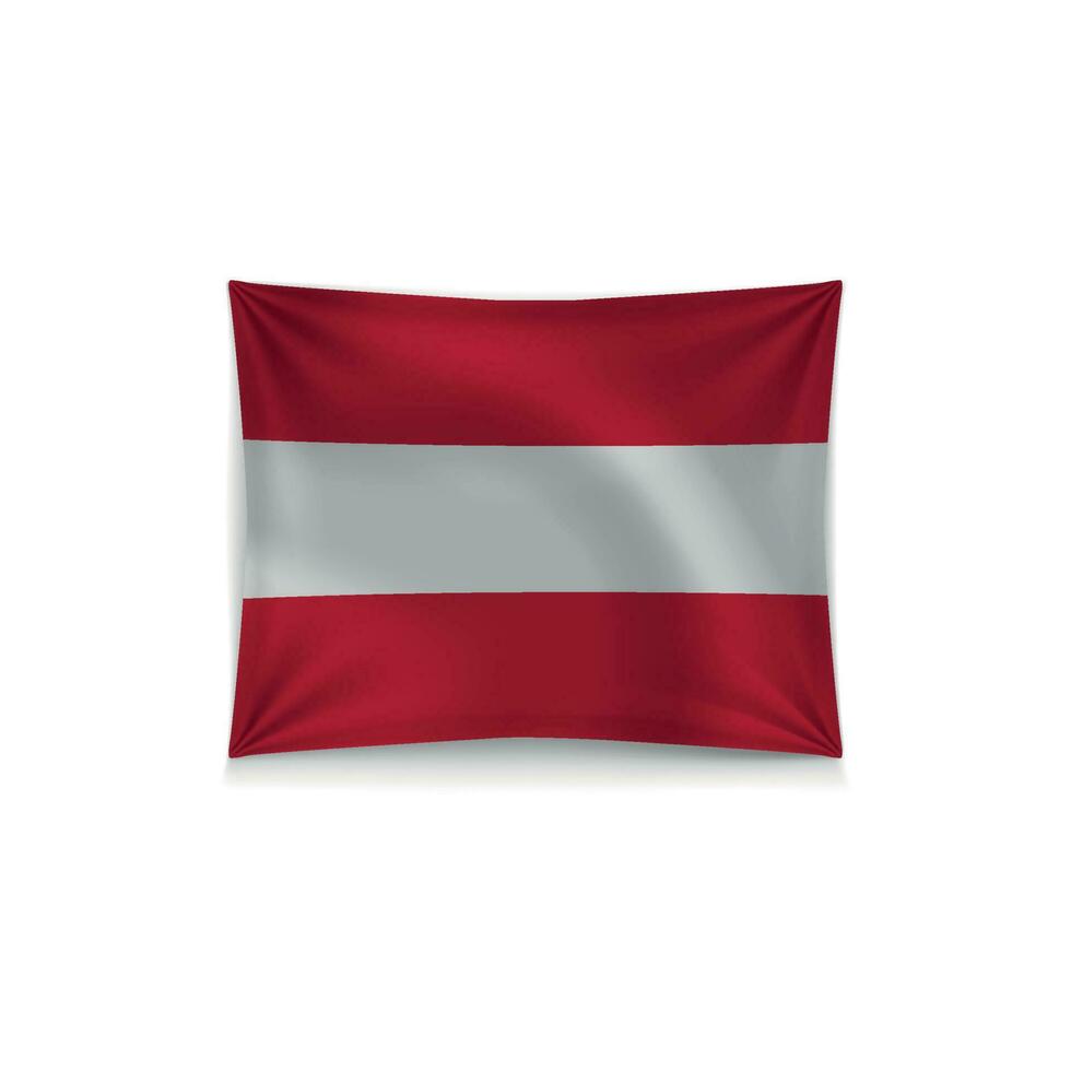 Vektor Österreich Flagge