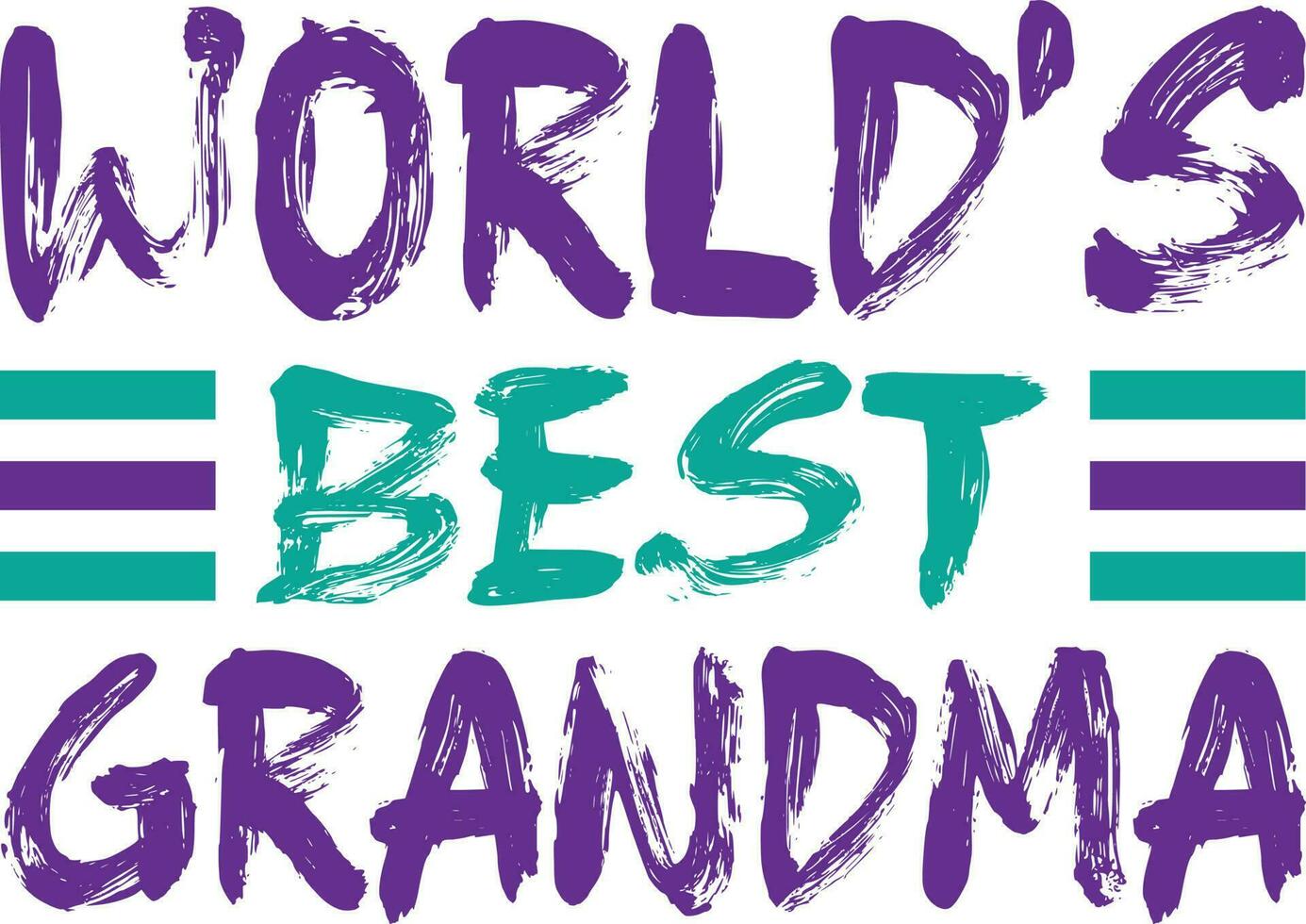 världar bäst mormor t-shirt design vektor