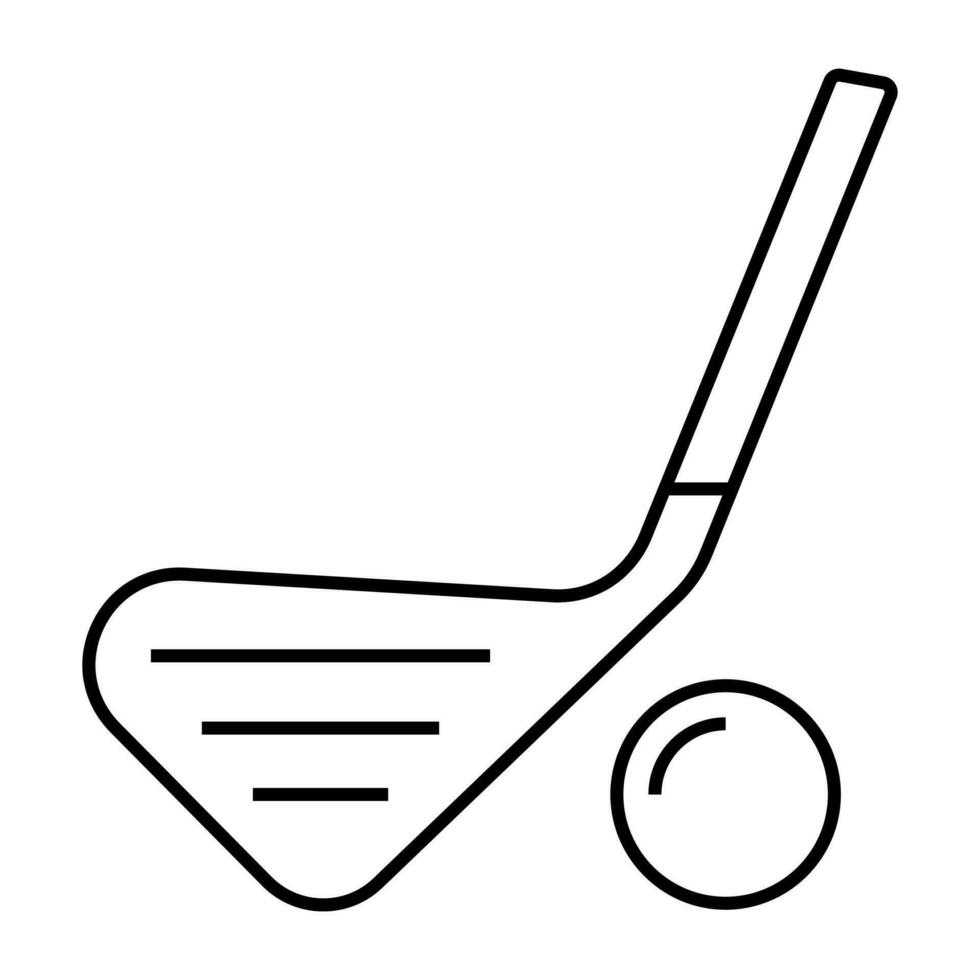 ein linear Design Symbol von Eis Eishockey vektor