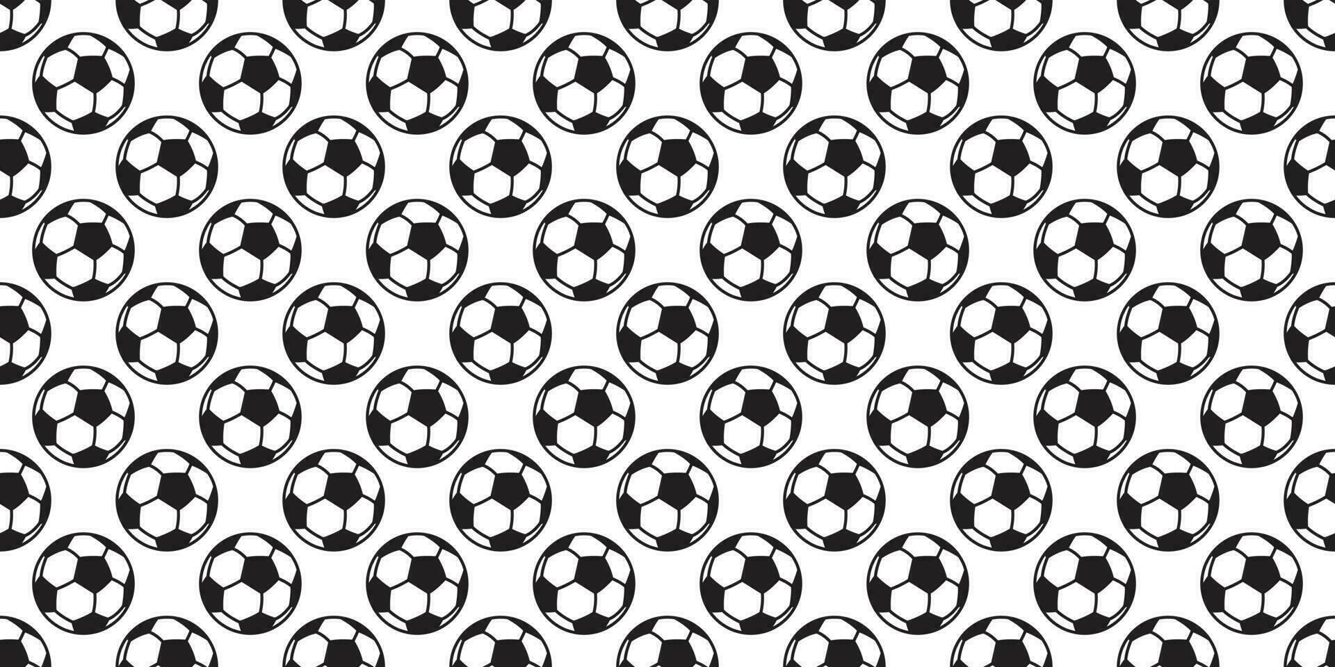 Fußball Ball nahtlos Muster Vektor Fußball Sport isoliert Fliese Hintergrund Hintergrund