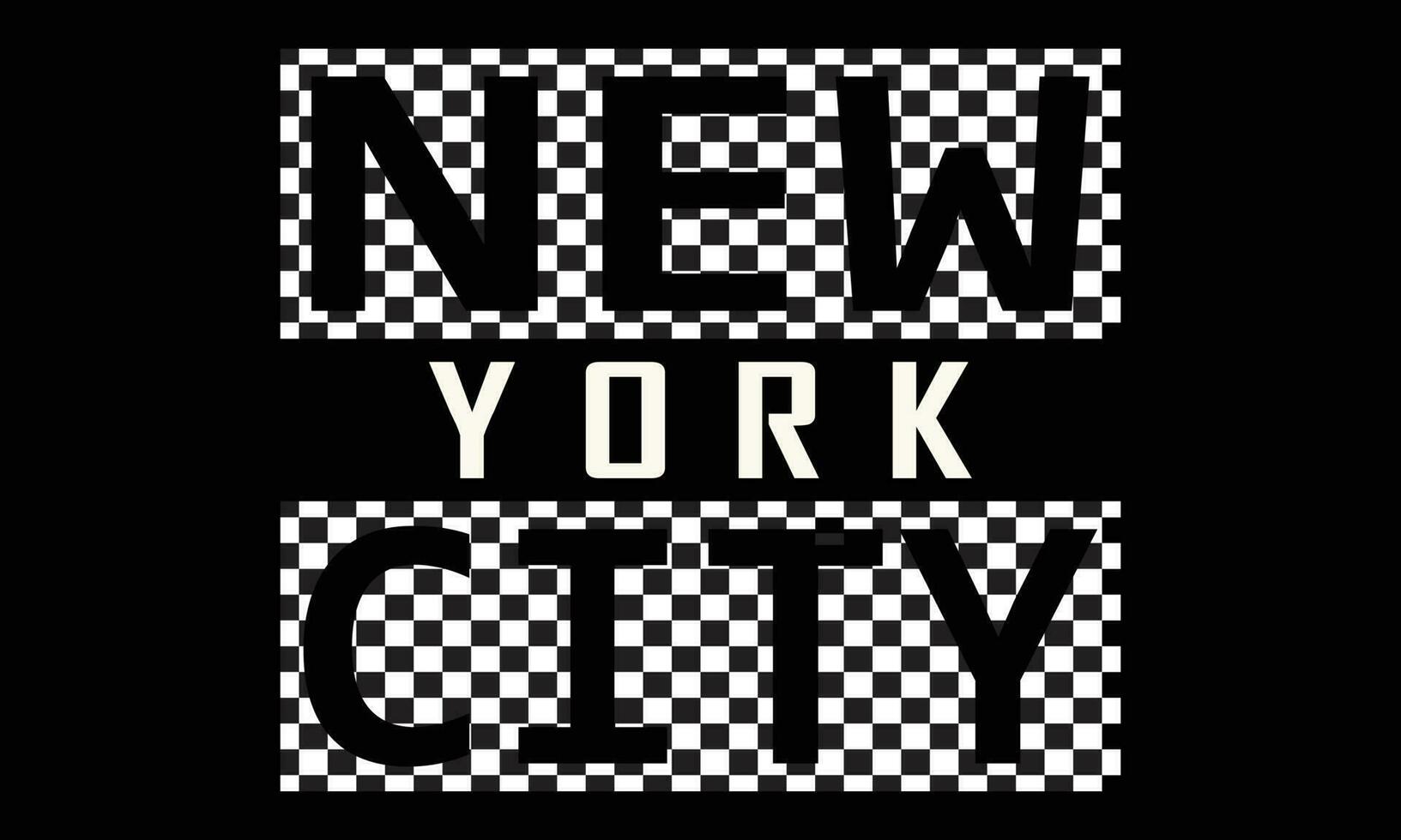 Neu York Stadt Typografie T-Shirt Design Vektor Illustration Grafik, Brooklyn T-Shirt Design. Vektor Illustration