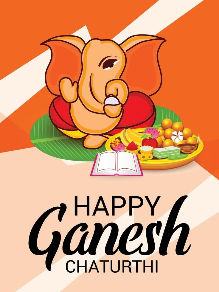 Happy Ganesh Chaturhi vektor