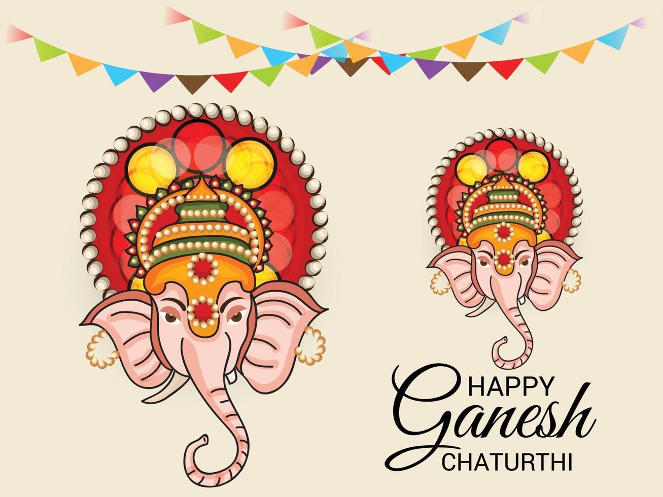 glad ganesh chaturhi vektor