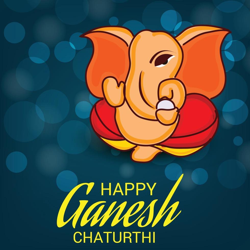 Happy Ganesh Chaturhi vektor