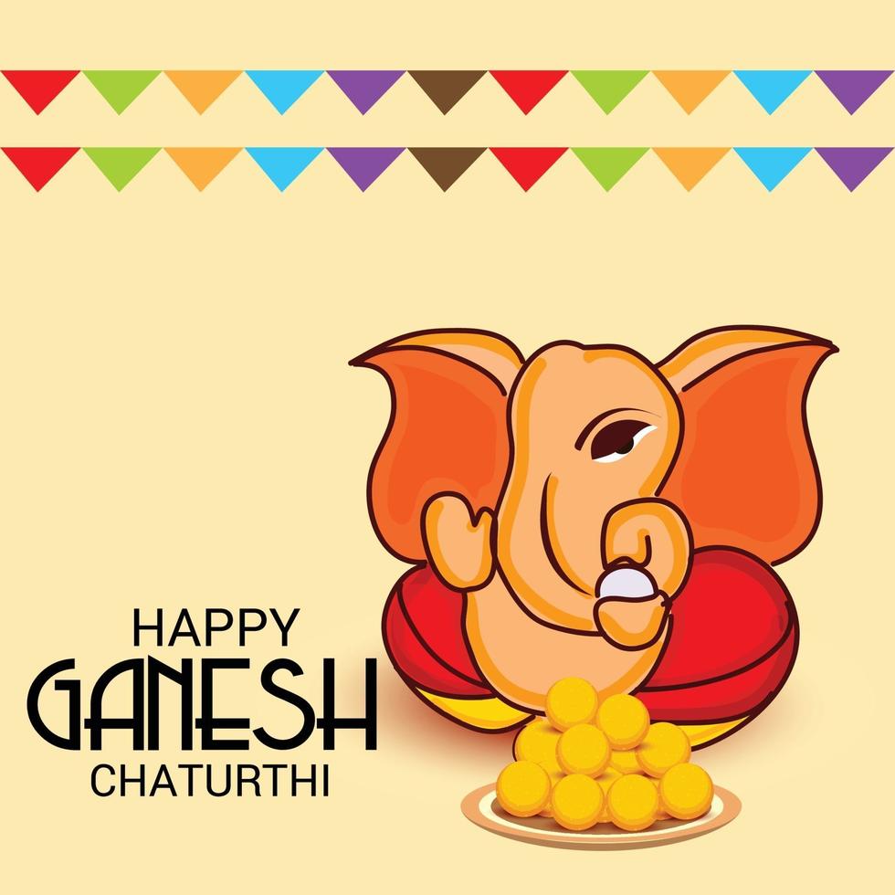 glad ganesh chaturhi vektor