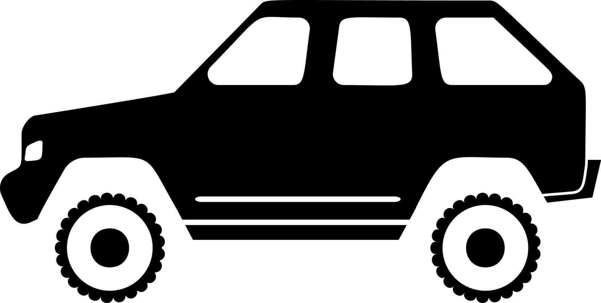 sUV bil ikon vektor illustration