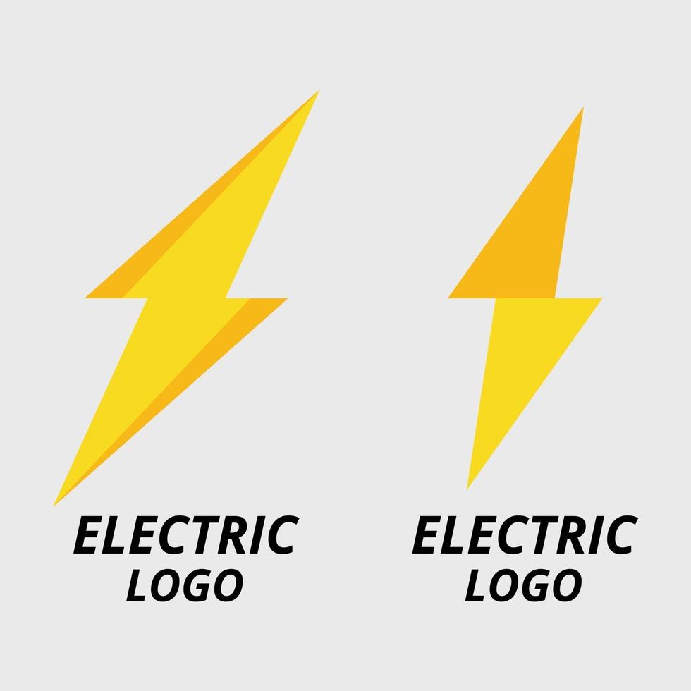 elektrisches Logo Design vektor