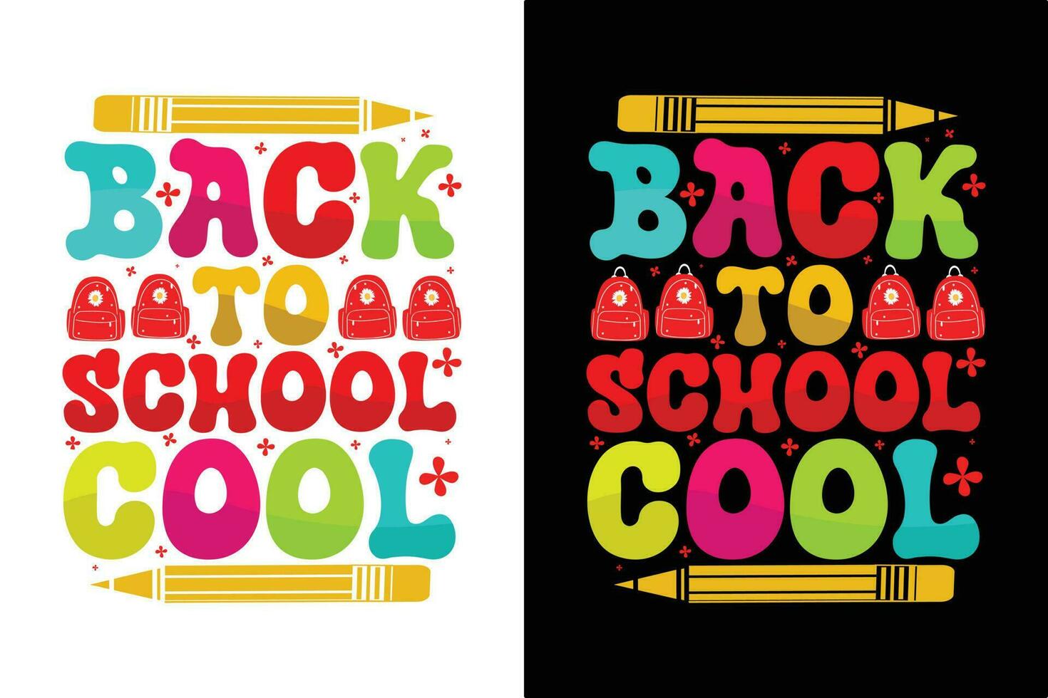 tillbaka till skola t-shirt design, 100 dagar av skola, först dag, 100 dagar typografi t-shirt, barn t-shirt vektor