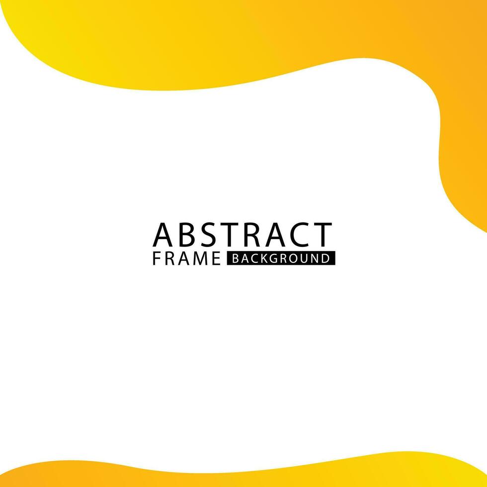 trendig enkel abstrakt geometrisk tapet med vätska former a4. abstrakt flytande bakgrund med gul Färg. dynamisk rörelse stil för banderoller , broschyr, affisch, ram, gräns, presentationer, flygblad vektor