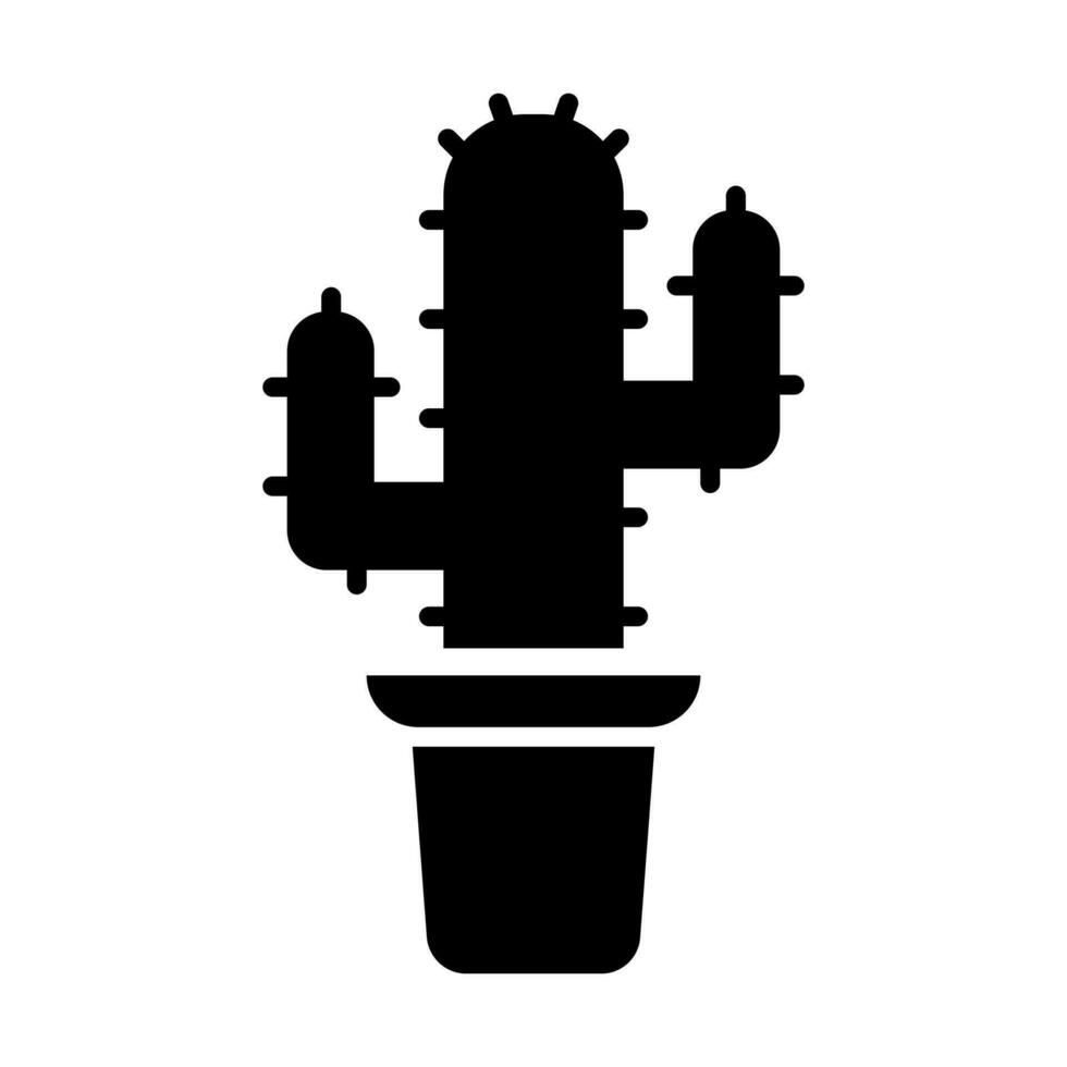 kaktus ikon vektor. tequila illustration tecken. öken- symbol eller logotyp. vektor