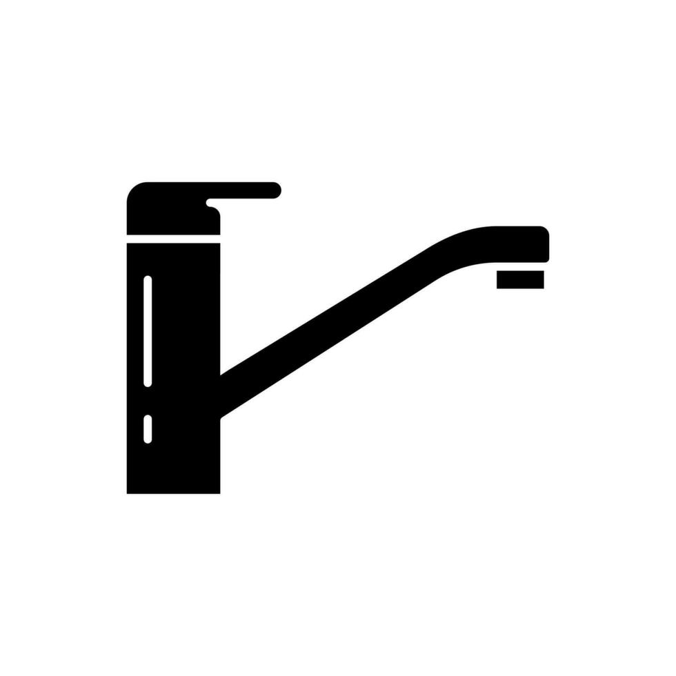 kran vektor ikon. mixer illustration tecken. VVS symbol eller logotyp.