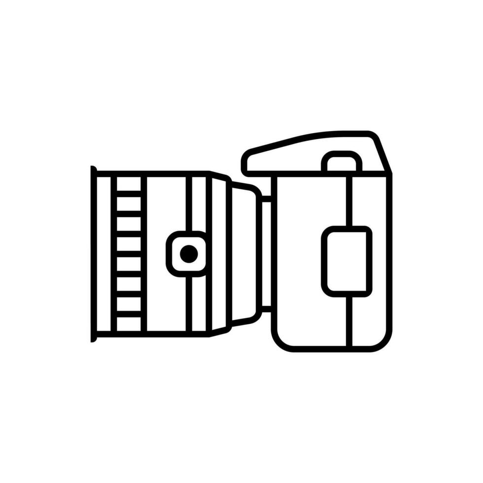 kamera ikon vektor. fotografi illustration tecken. Foto symbol eller logotyp. vektor