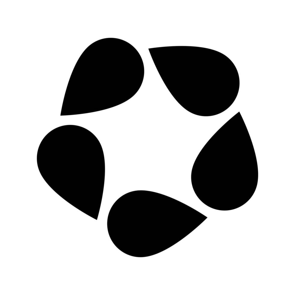vatten vektor ikon. regn illustration tecken. väder symbol eller logotyp.