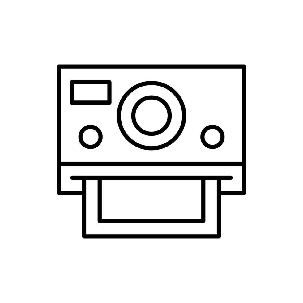 Kamera Symbol Vektor. Fotografie Illustration unterzeichnen. Foto Symbol oder Logo. vektor