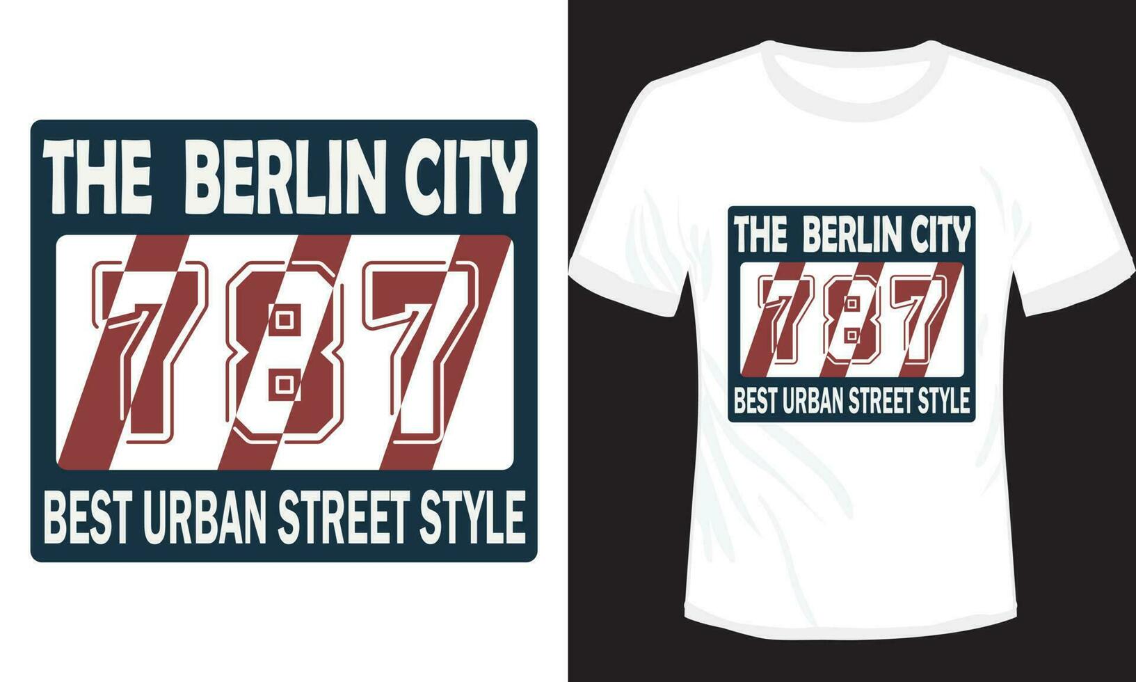 Berlin Stadt T-Shirt Element Grafik t Hemd drucken Vektor Illustration Design