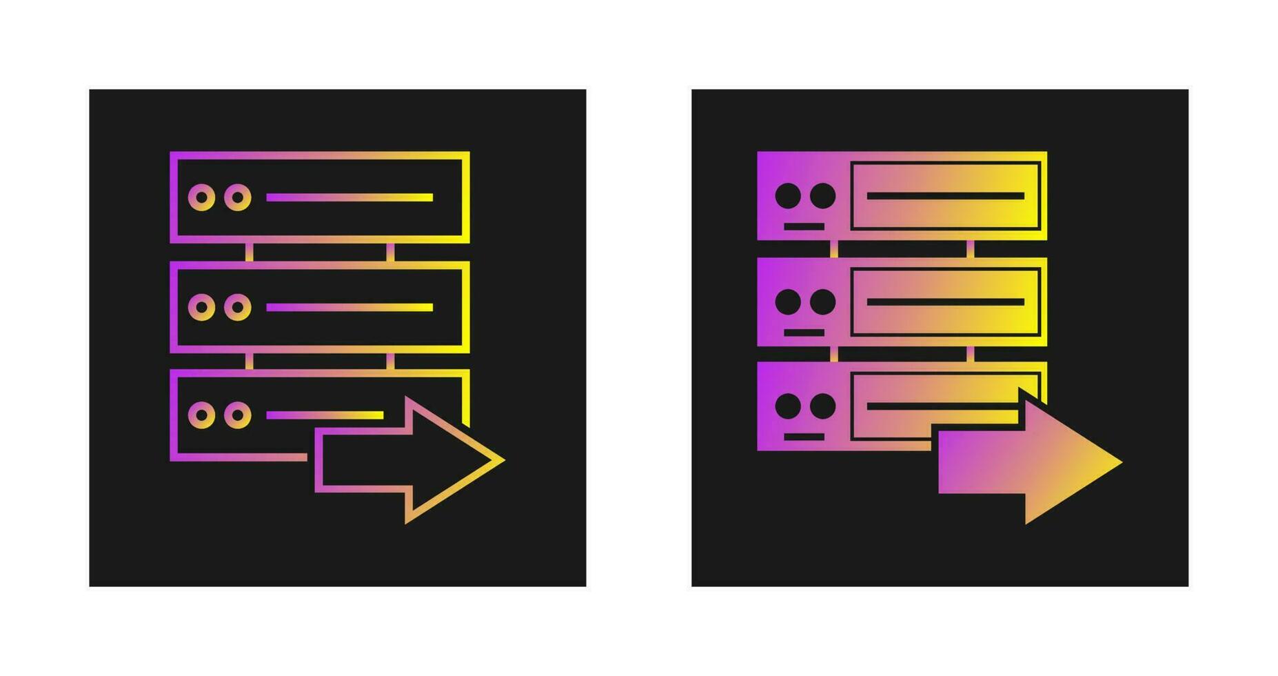 Server-Vektorsymbol vektor