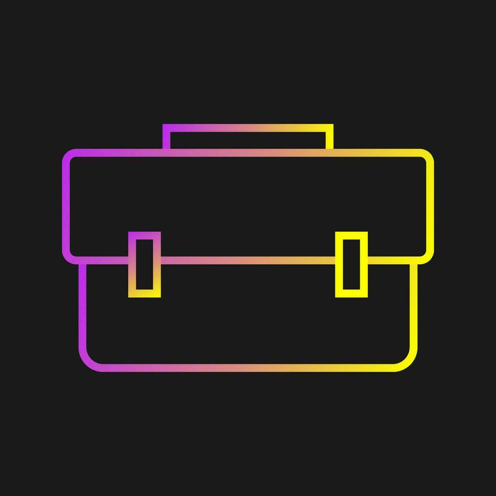 Briefcase-Vektorsymbol vektor