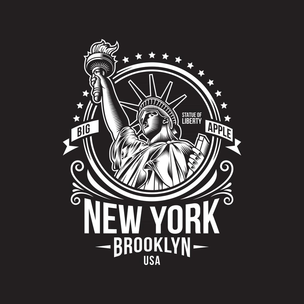 New York Vintage Emblem vektor