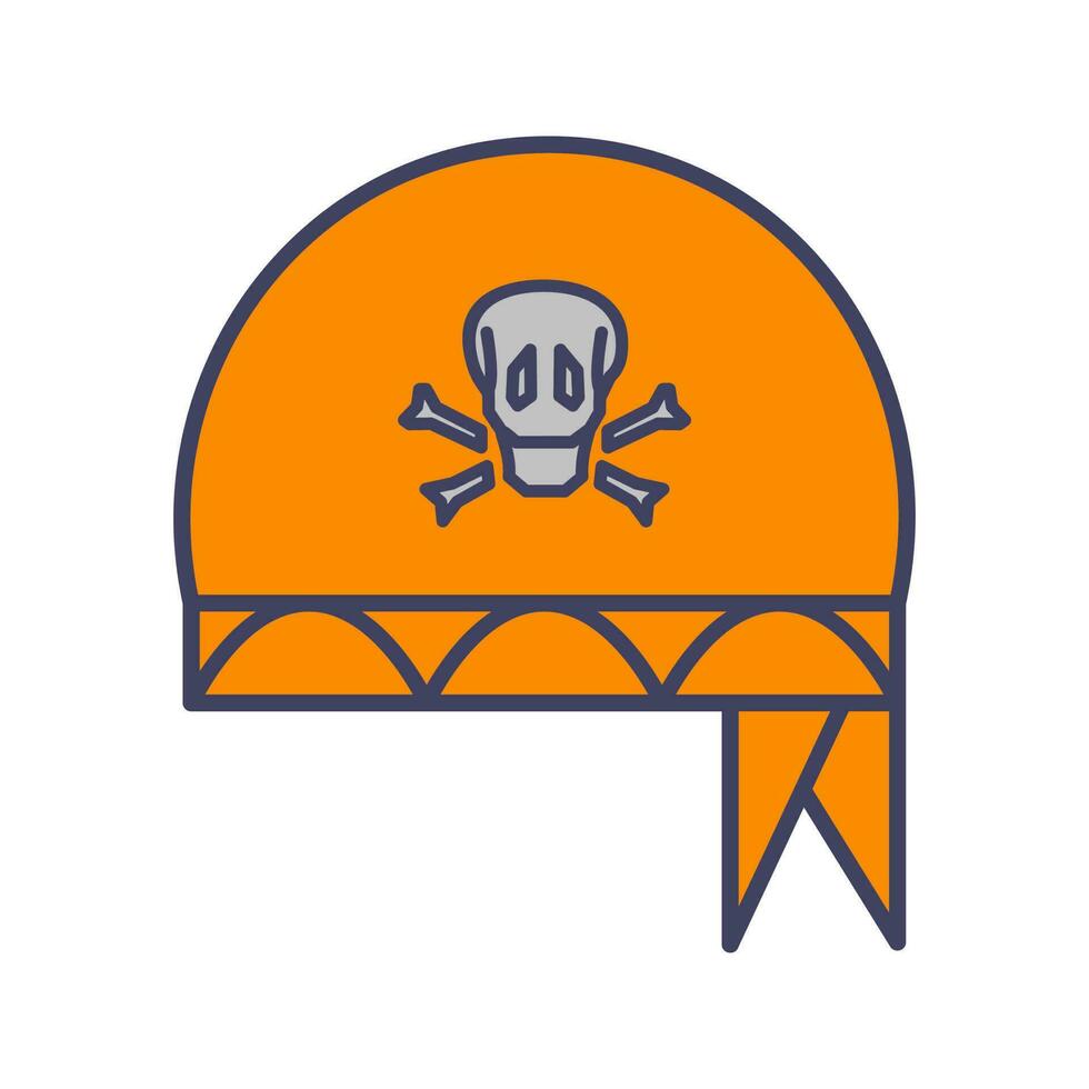 pirat bandana vektor ikon